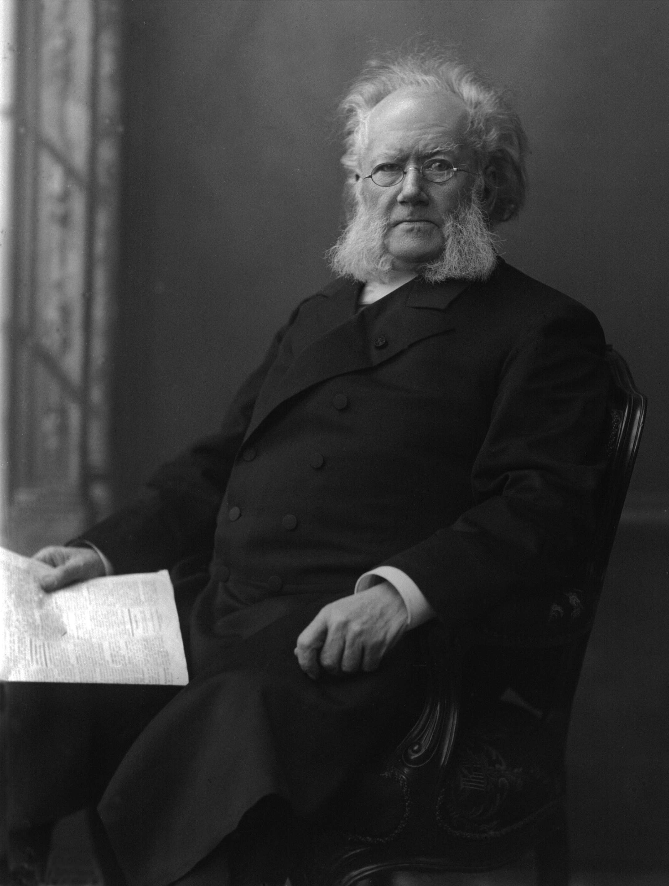 Porträtt av Henrik Ibsen